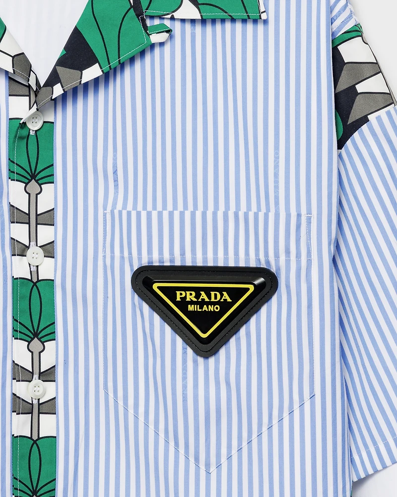 Timecapsule printed cotton shirt