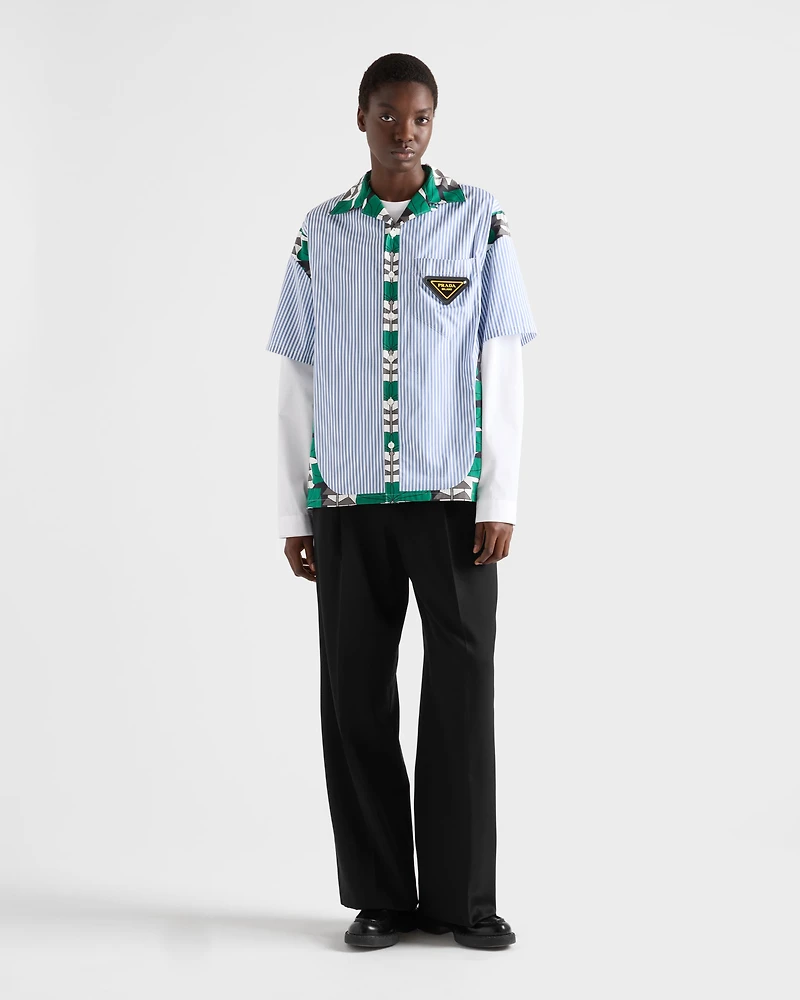 Timecapsule printed cotton shirt