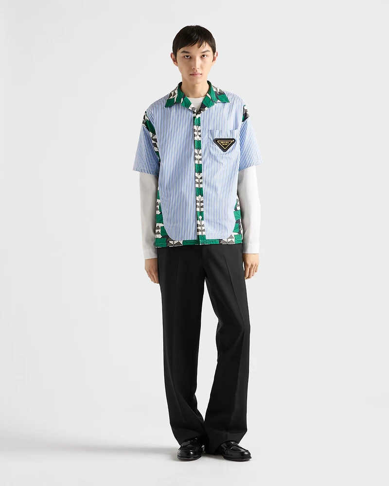 Timecapsule printed cotton shirt