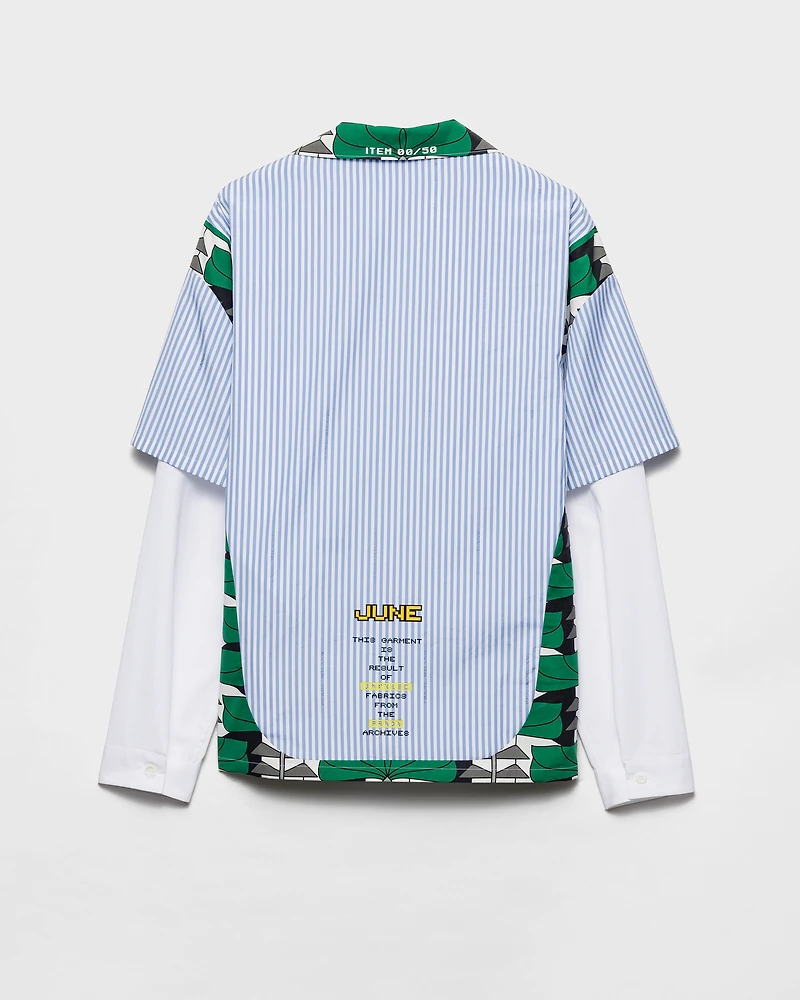 Timecapsule printed cotton shirt