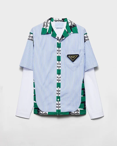 Timecapsule printed cotton shirt
