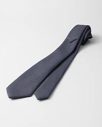 Mohair and silk tie