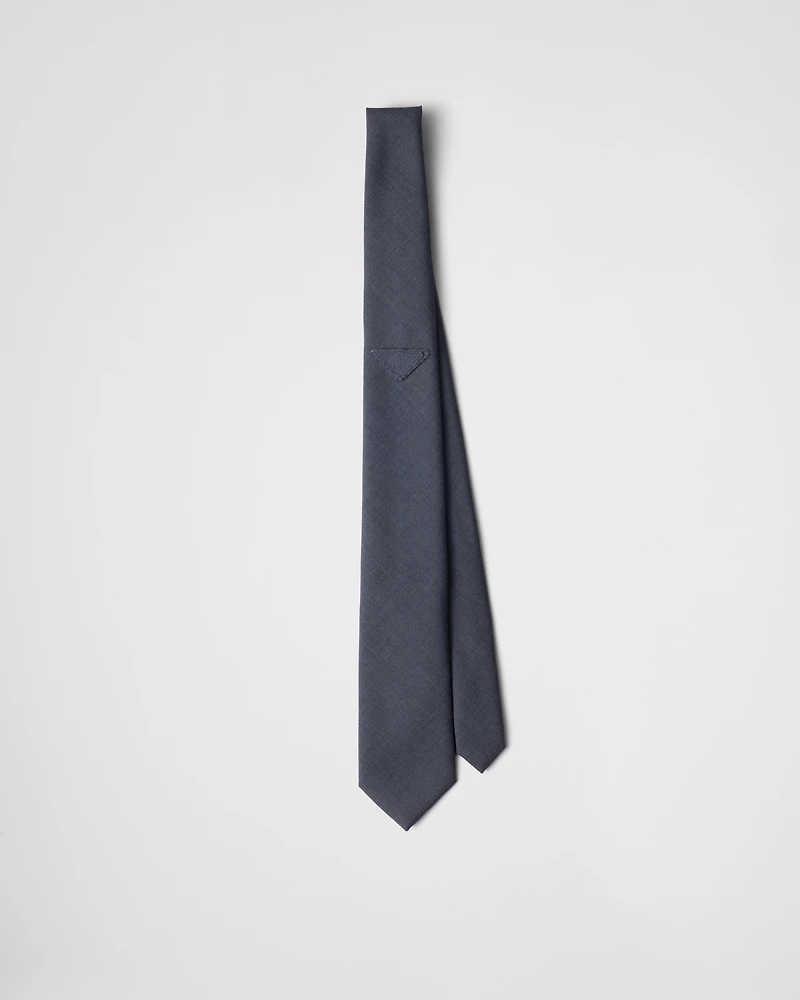 Mohair and silk tie