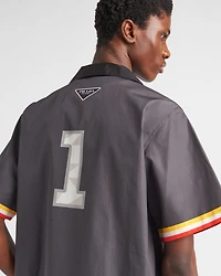 Short-sleeved cotton shirt