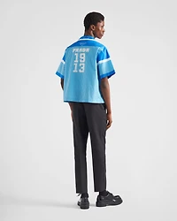 Short-sleeved cotton shirt