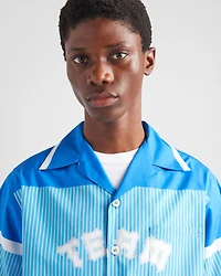 Short-sleeved cotton shirt