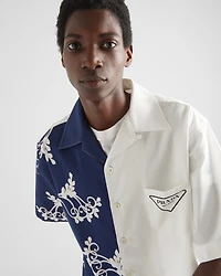 Double Match cotton shirt