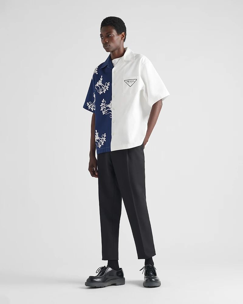 Double Match cotton shirt