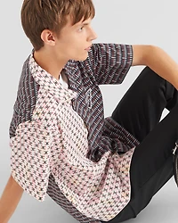 Double Match cotton shirt