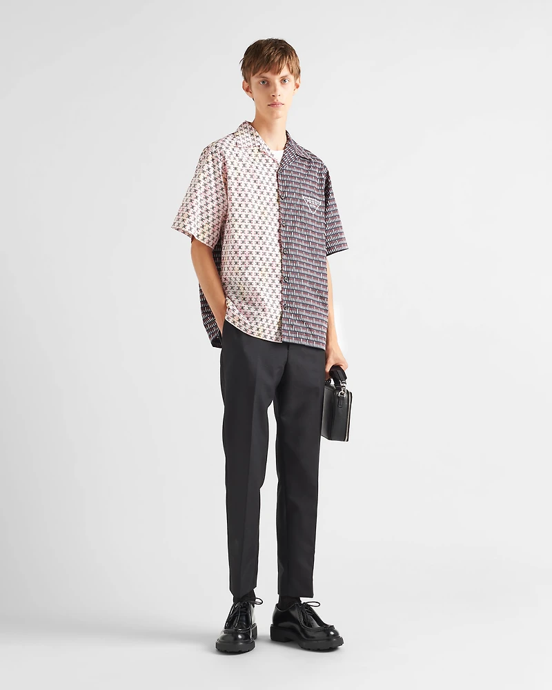 Double Match cotton shirt