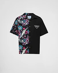 Short-sleeved cotton shirt