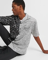Double Match silk shirt