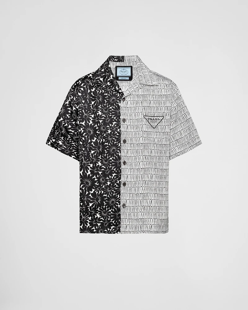 Double Match silk shirt
