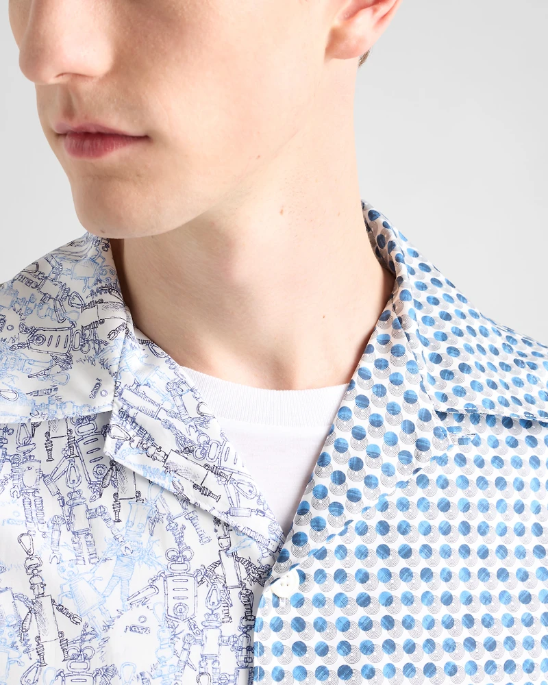 Double Match cotton shirt