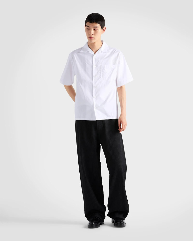 Cotton bowling shirt