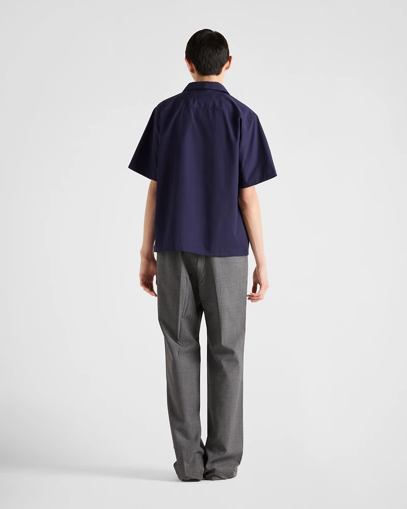 Cotton bowling shirt