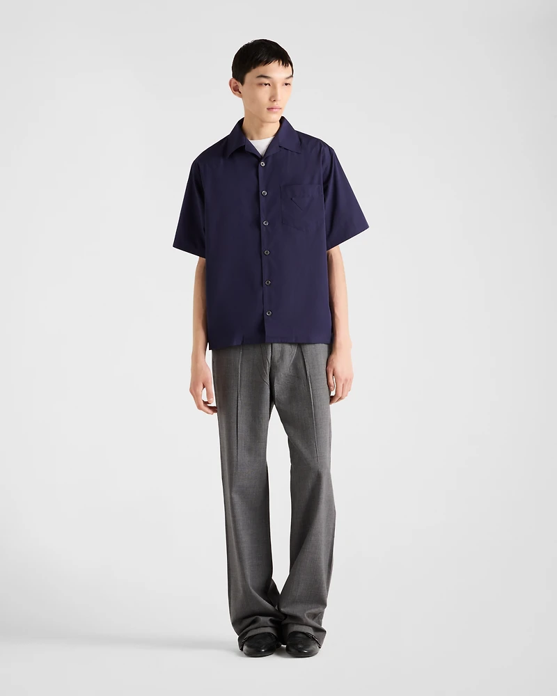 Cotton bowling shirt
