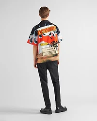 Timecapsule printed cotton shirt
