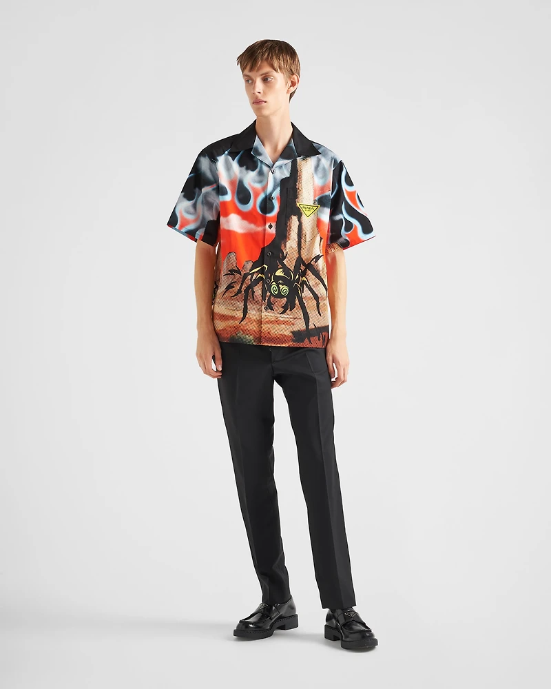 Timecapsule printed cotton shirt