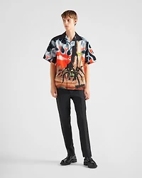 Timecapsule printed cotton shirt