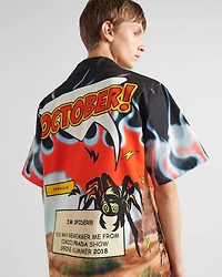 Timecapsule printed cotton shirt