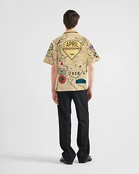 Timecapsule printed cotton shirt