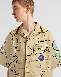 Timecapsule printed cotton shirt
