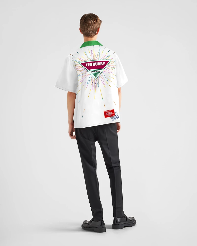 Timecapsule printed cotton shirt