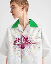 Timecapsule printed cotton shirt