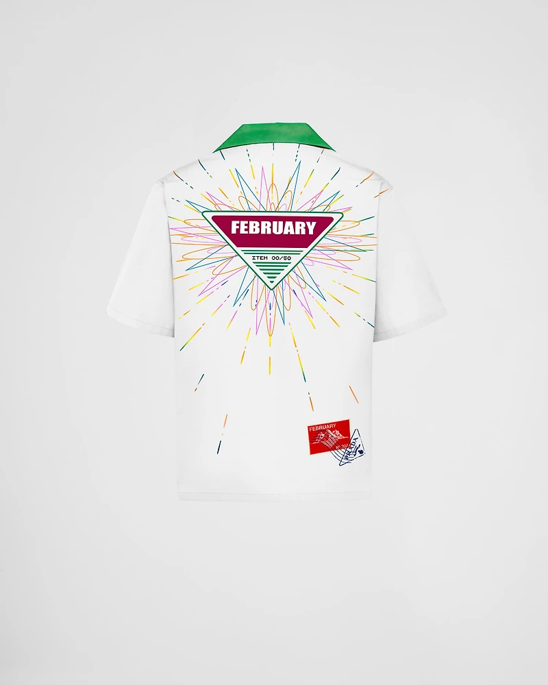 Timecapsule printed cotton shirt