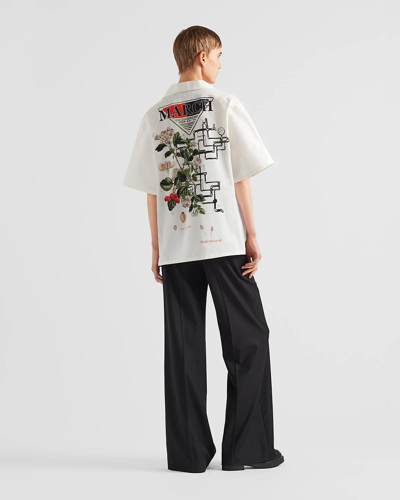 Timecapsule printed cotton shirt