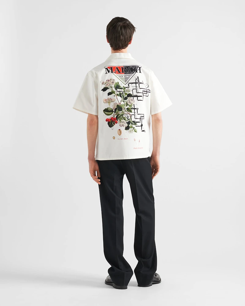 Timecapsule printed cotton shirt