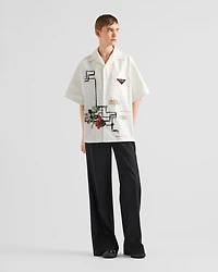 Timecapsule printed cotton shirt