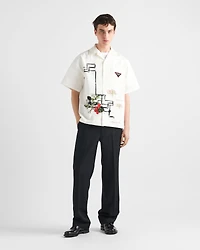 Timecapsule printed cotton shirt
