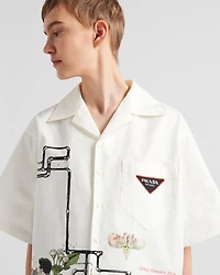 Timecapsule printed cotton shirt