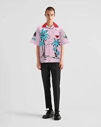 Timecapsule printed cotton shirt