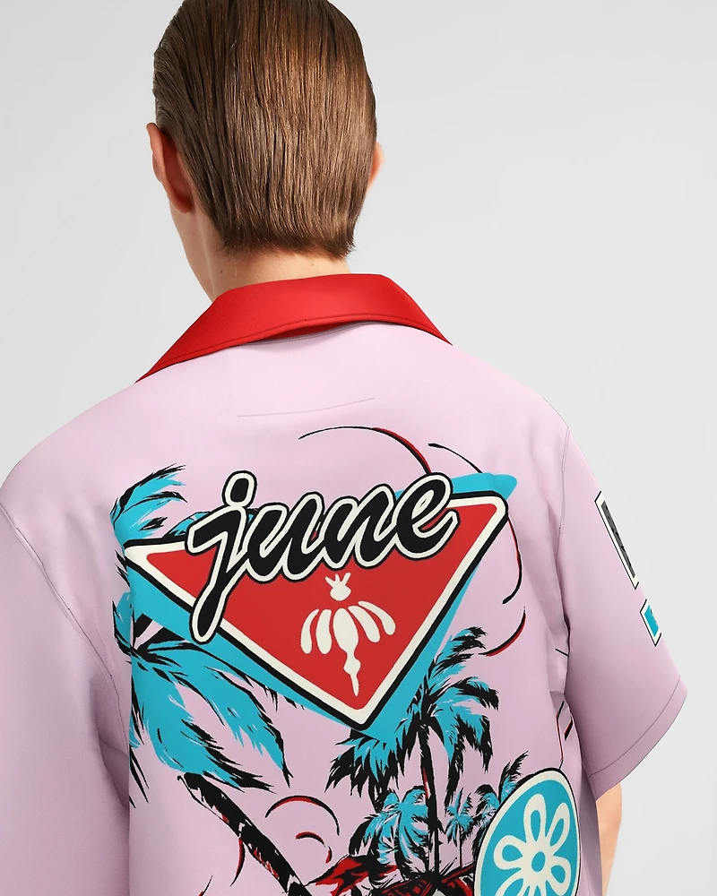 Timecapsule printed cotton shirt