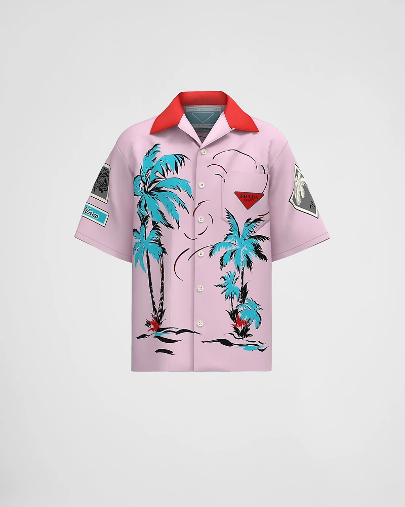 Timecapsule printed cotton shirt