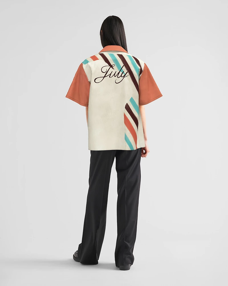 Timecapsule printed cotton shirt