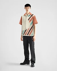 Timecapsule printed cotton shirt