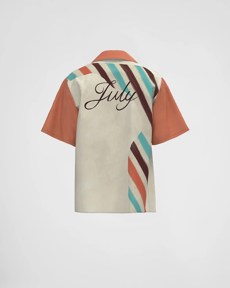 Timecapsule printed cotton shirt