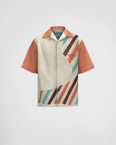 Timecapsule printed cotton shirt