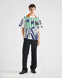 Timecapsule printed cotton shirt
