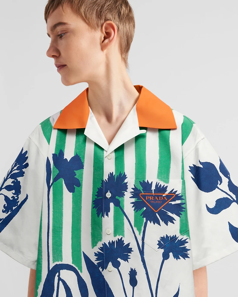 Timecapsule printed cotton shirt