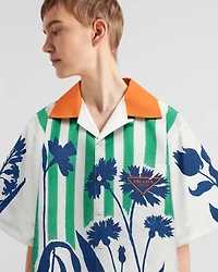 Timecapsule printed cotton shirt