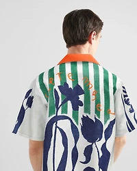 Timecapsule printed cotton shirt