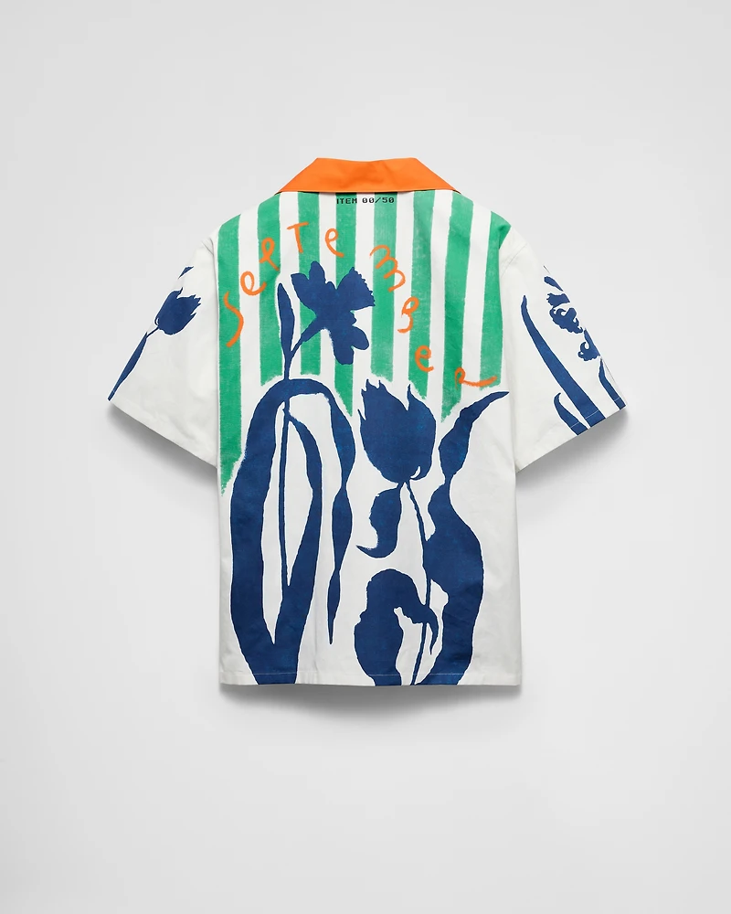 Timecapsule printed cotton shirt