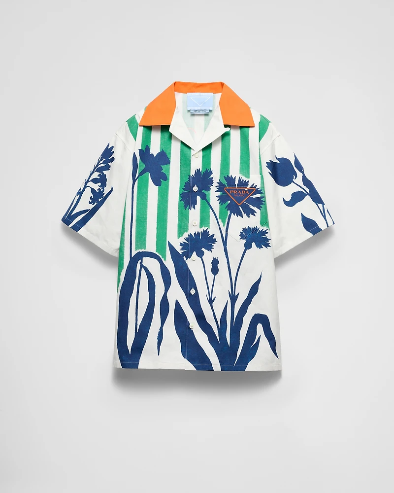 Timecapsule printed cotton shirt
