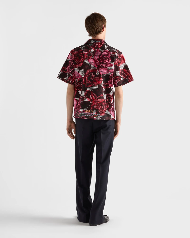 Timecapsule printed cotton shirt
