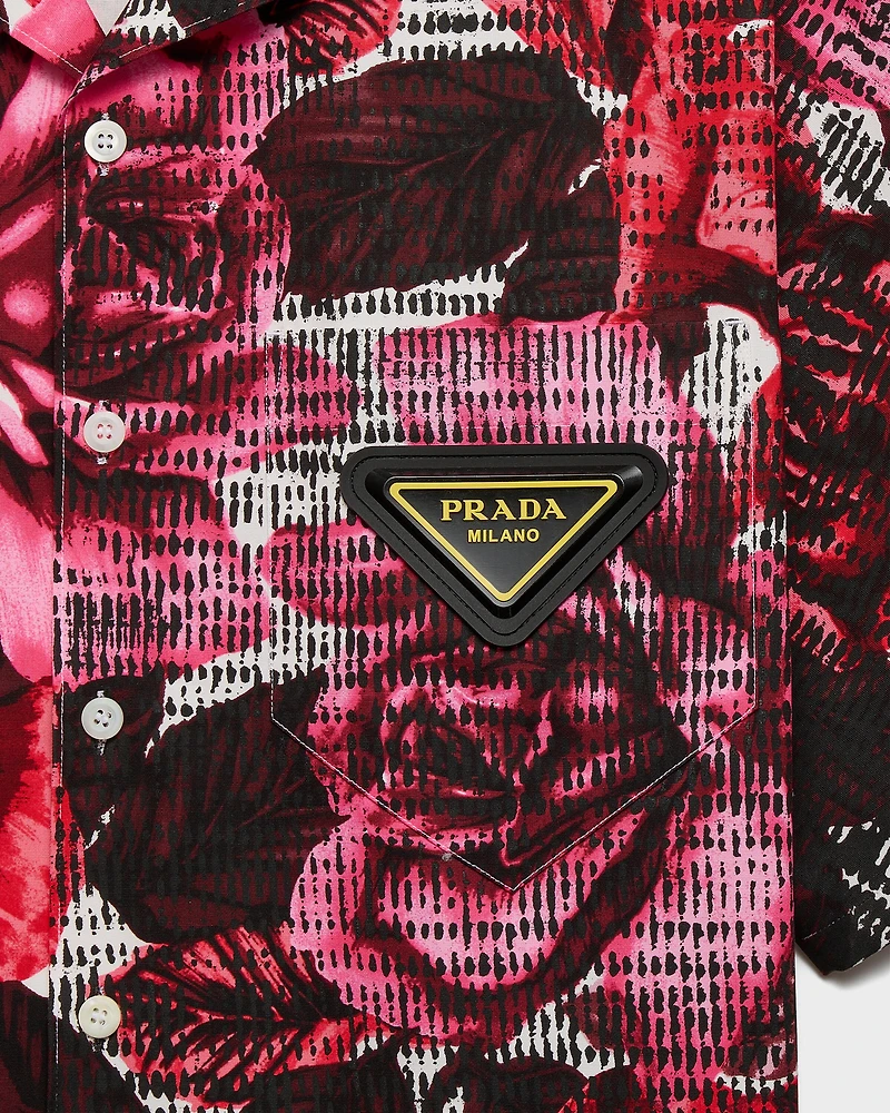 Timecapsule printed cotton shirt
